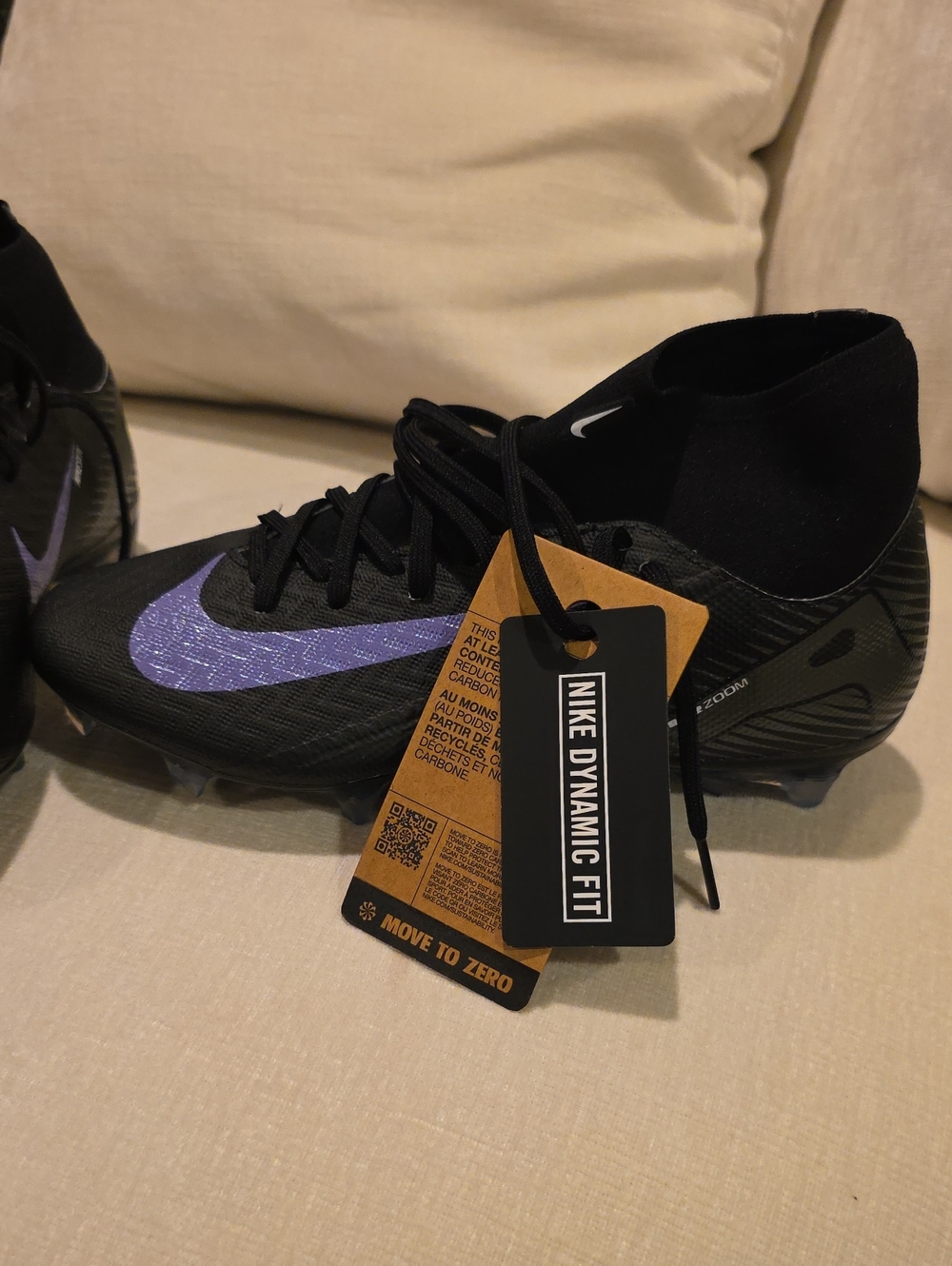 Nike ZM Superfly 10 Academy Soccer Cleats - Dynamic Fit (BIG KIDS)
